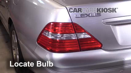 2005 Lexus LS430 4.3L V8 Éclairage Feux de marche arrière (remplacer une ampoule)