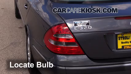 2005 Mercedes-Benz E320 CDI 3.2L 6 Cyl. Turbo Diesel Éclairage Feux de position arrière (remplacer ampoule)