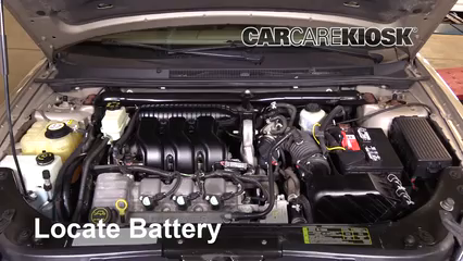 2005 Mercury Montego Premier 3.0L V6 Battery Replace