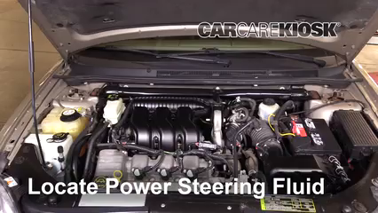 2005 Mercury Montego Premier 3.0L V6 Power Steering Fluid Check Fluid Level