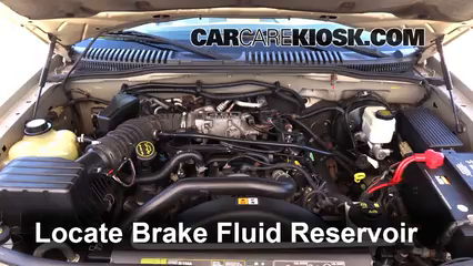 2005 Mercury Mountaineer Premier 4.6L V8 Brake Fluid Check Fluid Level