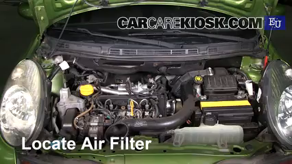 2005 Nissan Micra dCi 1.5L 4 Cyl. Turbo Diesel Filtre à air (moteur)