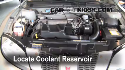 2005 Pontiac Sunfire 2.2L 4 Cyl. Coolant (Antifreeze) Check Coolant Level