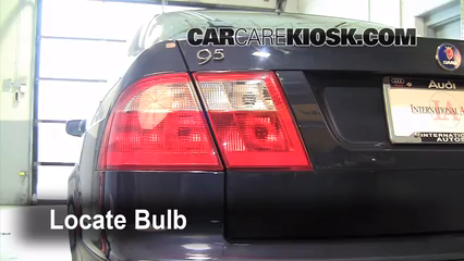 2005 Saab 9-5 Arc 2.3L 4 Cyl. Turbo Sedan Lights Turn Signal - Rear (replace bulb)