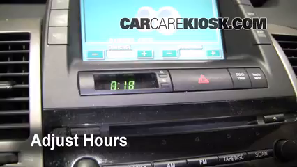 2005 Toyota Prius 1.5L 4 Cyl. Clock Set Clock