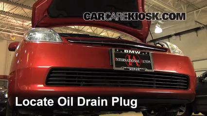 2005 Toyota Prius 1.5L 4 Cyl. Aceite Cambiar aceite y filtro de aceite