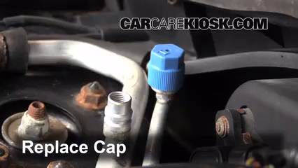 adding coolant to car ac