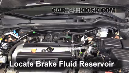 2003 2007 Honda Accord Brake Fluid Level Check 2006 Honda Accord