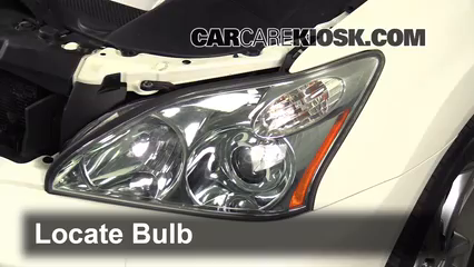 headlight change 2004 2009 lexus rx400h 2006 lexus rx400h 3 3l v62006 lexus rx400h 3 3l v6 lights turn signal front (replace bulb)