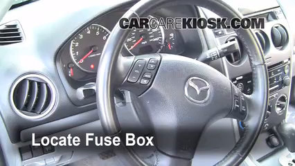 Interior Fuse Box Location 2003 2008 Mazda 6 2006 Mazda 6