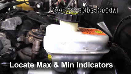 Add Brake Fluid: 2001-2006 Mazda Tribute - 2001 Mazda Tribute DX 3.0L V6