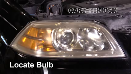 2006 Acura MDX Touring 3.5L V6 Lights Headlight (replace bulb)