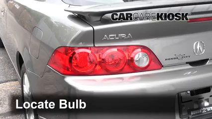 2006 Acura RSX 2.0L 4 Cyl. Éclairage Feux de position arrière (remplacer ampoule)
