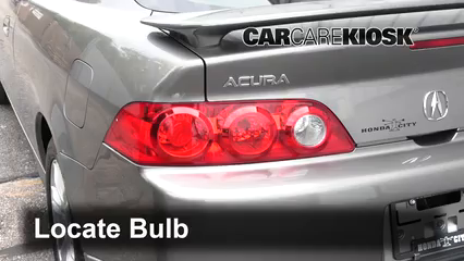2006 Acura RSX 2.0L 4 Cyl. Éclairage Feu clignotant arrière (remplacer l'ampoule)