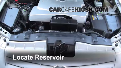 2006 Cadillac CTS 3.6L V6 Líquido limpiaparabrisas Agregar líquido