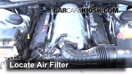 2006 Chrysler 300 C SRT8 6.1L V8 Air Filter (Engine)