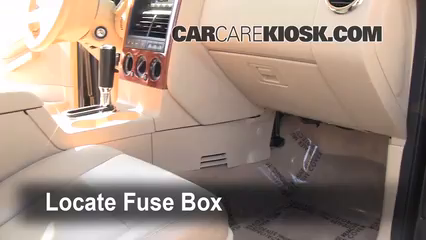 Interior Fuse Box Location: 2006-2010 Ford Explorer - 2006 Ford