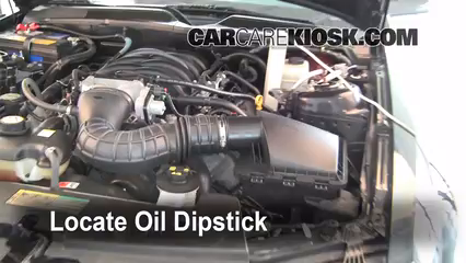 2006 Ford Mustang GT 4.6L V8 Coupe Huile Vérifier le niveau de l'huile