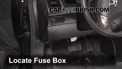 Interior Fuse Box Location: 2003-2007 Honda Accord - 2006 Honda Accord