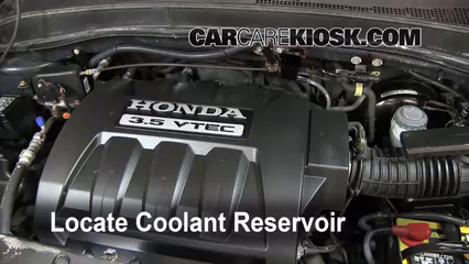 2006 Honda Pilot EX 3.5L V6 Antigel (Liquide de Refroidissement) Réparer les Fuites