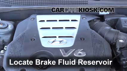 2006 Hyundai Sonata LX 3.3L V6 Brake Fluid Check Fluid Level