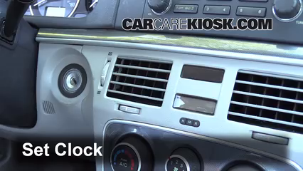 2006 Hyundai Sonata LX 3.3L V6 Clock Set Clock