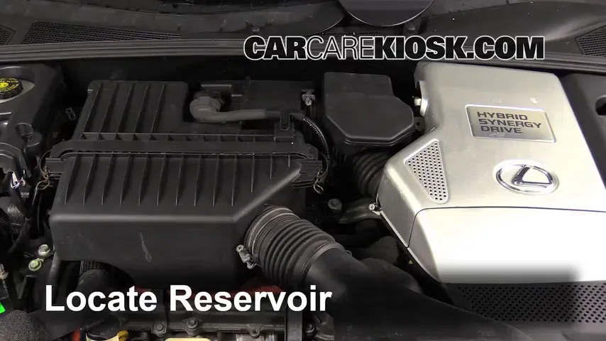 A-Premium Windshield Washer Reservoir Tank For Lexus RX400h 2006-2008 - With Pump, Sensor & Cap