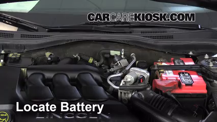 2006 Lincoln Zephyr 3.0L V6 Batterie Nettoyer la batterie et les cosses
