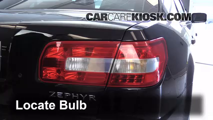 2006 Lincoln Zephyr 3.0L V6 Éclairage Feu clignotant arrière (remplacer l'ampoule)