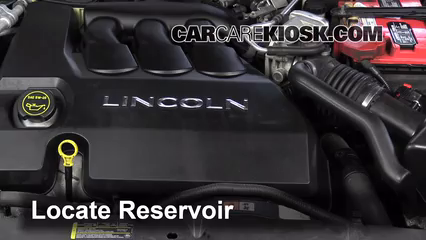 2006 Lincoln Zephyr 3.0L V6 Liquide essuie-glace Vérifier le niveau de liquide