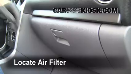2008 Mazda 6 Cabin Air Filter Check