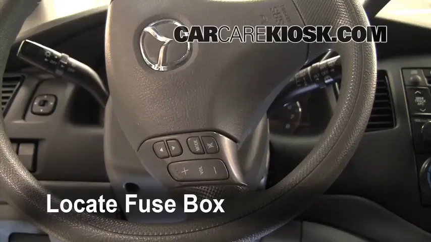 2006 mazda 3 cigarette lighter fuse Interior Fuse Box Location: 2006 Mazda MPV LX 3.0L V6