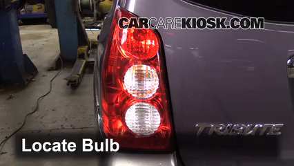 2006 Mazda Tribute S 3.0L V6 Lights Turn Signal - Rear (replace bulb)