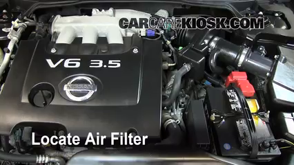 2006 Nissan Altima SE 3.5L V6 Air Filter (Engine)