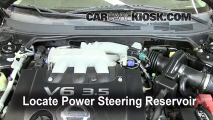 2006 Nissan Altima SE 3.5L V6 Power Steering Fluid