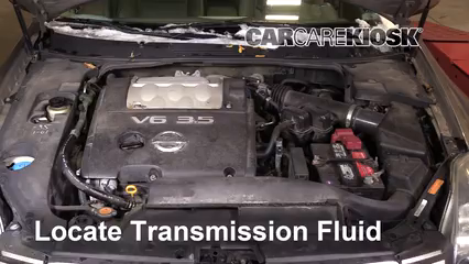 2006 Nissan Maxima SE 3.5L V6 Liquide de transmission Vérifier le niveau de liquide