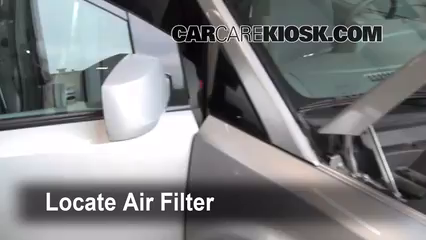2006 Nissan Quest S 3.5L V6 Air Filter (Cabin) Check