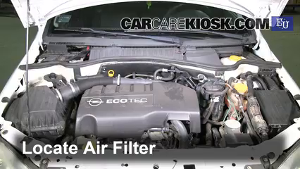 2006 Opel Corsa C Van 1.3L 4 Cyl. Turbo Diesel Air Filter (Engine) Check