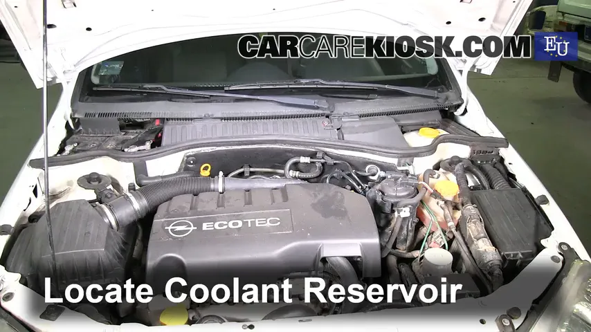 Contrle du Liquide de Refroidissement de Votre 2006 Opel Corsa C Van 1.3L  4 Cyl. Turbo Diesel