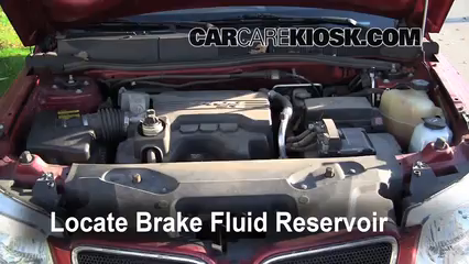 2006 Pontiac Torrent 3.4L V6 Brake Fluid Add Fluid