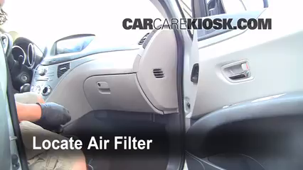 2006 Subaru B9 Tribeca 3.0L 6 Cyl. Air Filter (Cabin) Replace