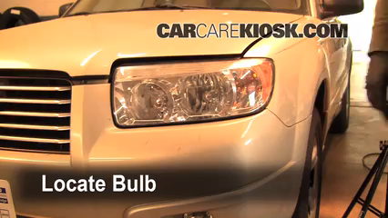 2006 Subaru Forester X 2.5L 4 Cyl. Lights Headlight (replace bulb)