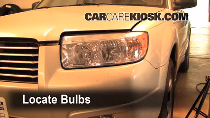 2006 Subaru Forester X 2.5L 4 Cyl. Luces Luz de estacionamiento (reemplazar foco)