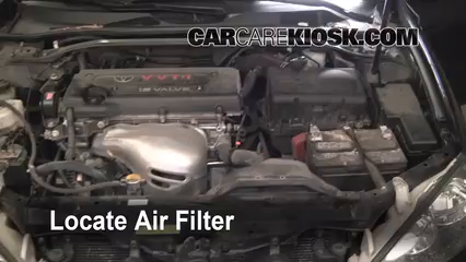2006 Toyota Camry LE 2.4L 4 Cyl. Air Filter (Engine) Check