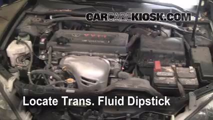 2006 Toyota Camry LE 2.4L 4 Cyl. Transmission Fluid Check Fluid Level