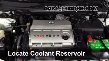2006 Toyota Solara SLE 3.3L V6 Coupe Coolant (Antifreeze) Check Coolant Level