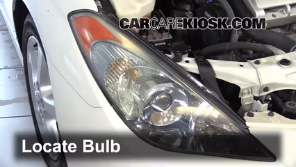 2006 Toyota Solara SLE 3.3L V6 Coupe Lights Headlight (replace bulb)