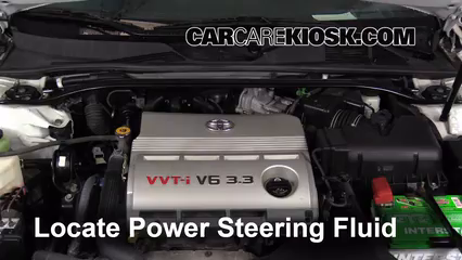 2006 Toyota Solara SLE 3.3L V6 Coupe Fluid Leaks Power Steering Fluid (fix leaks)