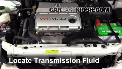 2006 Toyota Solara SLE 3.3L V6 Coupe Transmission Fluid Add Fluid