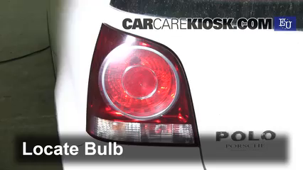 2006 Volkswagen Polo E 1.2L 3 Cyl. Lights Tail Light (replace bulb)